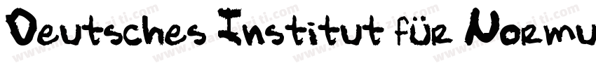 Deutsches Institut für Normung字体转换